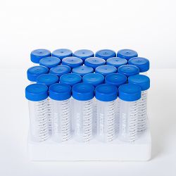 Пробирки центрифужные на 15 мл, стерильные, PP, 50 шт./штатив (арт. 10-0151)