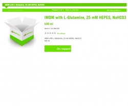 IMDM с L-глютамином, 25 мМ HEPES, NaHCO3, 500 мл (арт. 5313ML500)