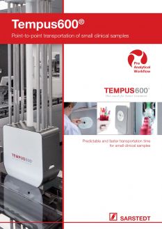 Система транспортировки образцов от места забора до лаборатории TEMPUS600®, SARSTEDT