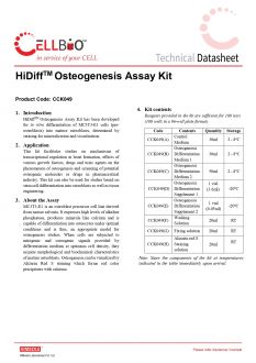 <i>(в наличии)</i> Набор для анализа остеогенеза HiDiff™, 100 тестов (арт. CCK049)