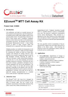 Набор для анализа клеток EZcount™ MTT (арт. CCK003)