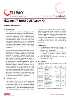 Набор для анализа клеток EZcount™ BrdU Cell Assay Kit, 1000 тестов (арт. CCK031)