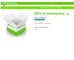 ЭДТА, для биохимии, 1 кг (арт. 1669KG001)