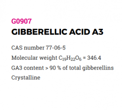 Гиббереловая кислота / Gibberellic acid A3 (арт. G0907.0001, G0907.0005)