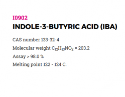 Индолил-3-масляная кислота, IBA, indole-3-butyric acid (арт. I0902.0005, I0902.0025)