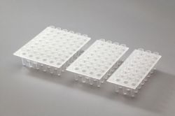 Пробирки тонкостенные в планшетах для термоциклеров, объёмом 0.2 мл, 48-луночные, 10 х 2 шт./упак. (арт. SSI-3411-00)