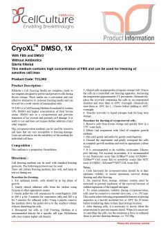 Среда для замораживания чувствительных клеток CryoXL™с  сывороткой, ДМСО и феноловым красным, без антибиотиков, стерильно-фильтрованная, 50 мл (арт. TCL093-50ML)